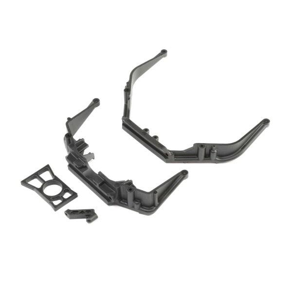 Losi LOS241017 Front/Rear Chassis Brace Set and Diff Retainer Ring LST 3XL-E - PowerHobby
