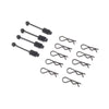 Losi LOS266000 Body Clip (10) & Leash (4): Promoto-MX