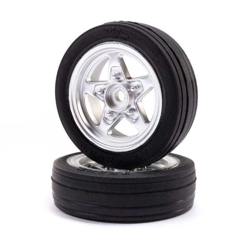 Losi  LOS41040 Mickey Thompson, Front Tire Premounted 1970 Mini Drag - PowerHobby