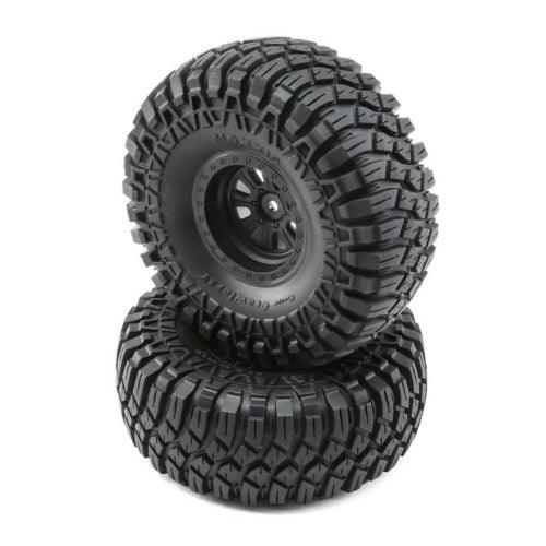 Losi LOS43012 Maxxis Creepy Crawler LT Mounted Tire / Wheel Set (2) Rock Rey - PowerHobby