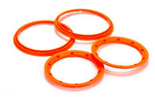 Losi LOS45007 Beadlock Set, Inner & Outer Flour Orange (2) 5ive-T - PowerHobby