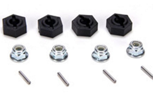 Losi LOSB3525 12mm Molded Hex Set Night Crawler / 2.0 - PowerHobby