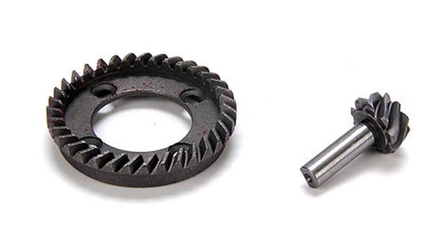 Losi LOSB3572 Rear Ring & Pinion Gear Set: 10-T Ten-Scte - PowerHobby