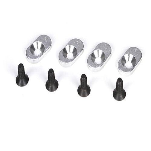 Losi LOSB5802 Engine Mount Inserts & Screws / 20T (4) / 5IVE-T - PowerHobby