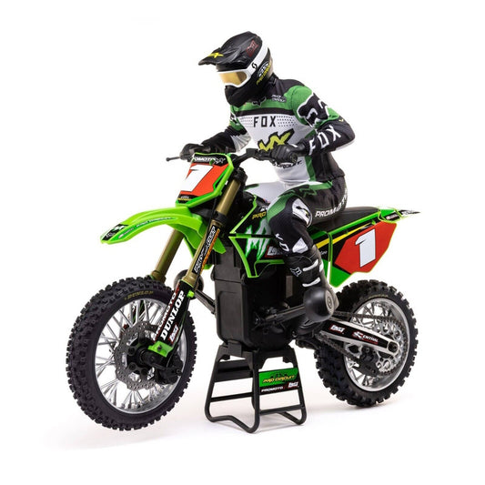 LOSI LOS06002 1/4 Promoto-MX Motorcycle RTR w/ Battery & Charger, Pro Circuit - PowerHobby