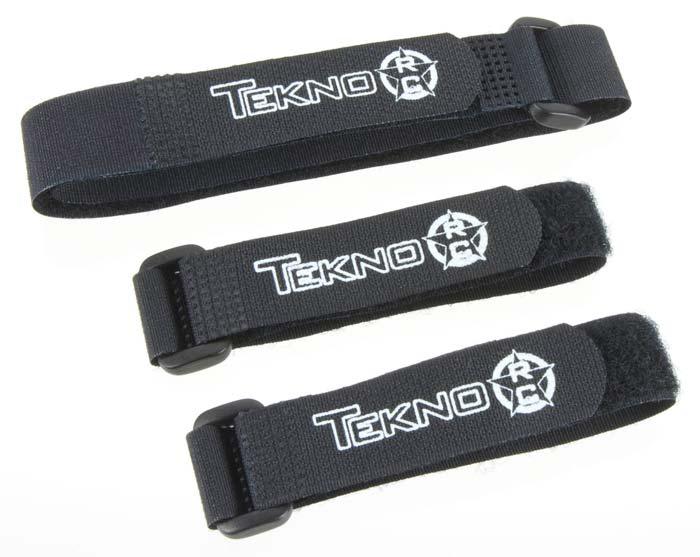 Tekno R/C TKR40007K Battery Straps (2 short 1 long) - PowerHobby