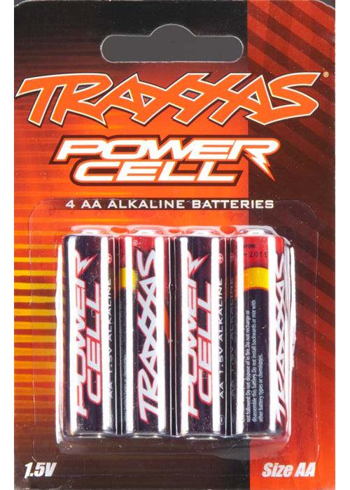 Traxxas 2914 Power Cell 1.5V AA Alkaline Battery (4) Desert Racer - PowerHobby