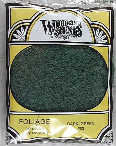 Woodland Scenics F53 N/HO Foliage Dark Green Train Scenery - PowerHobby