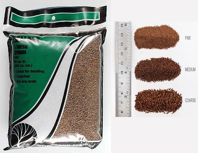 Woodland Scenics B86 Ballast Coarse Brown - PowerHobby