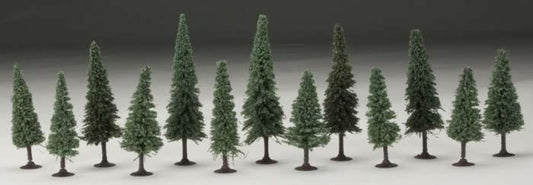 Woodland Scenics TR1586 N/HO Evergreen 4-6" (13) Train Scenery - PowerHobby
