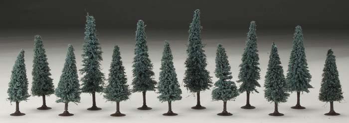Woodland Scenics TR1588 N/HO Blue Spruce 4-6" (13) Train Scenery - PowerHobby