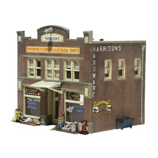 Woodland Scenics BR4921 N Harrison's Hardware Structure  Built-&-Ready - PowerHobby