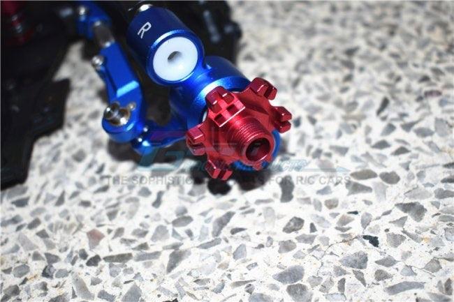 GPM ALUMINUM WHEEL HEX (+6MM) + WHEEL LOCK Arrma Limitless RED - PowerHobby
