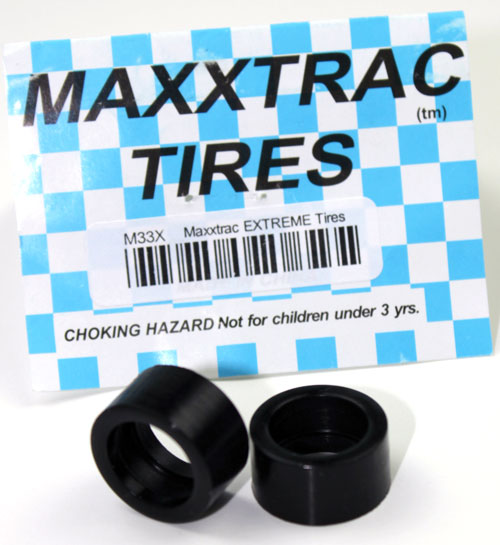 Maxxtrac M01X Extreme Silicone Tires for Scalextric NASCAR 1/32 slot car - PowerHobby