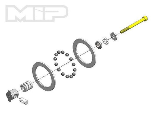 MIP 17095 Super Differential Carbide Rebuild Kit All Associated MIP Puck - PowerHobby