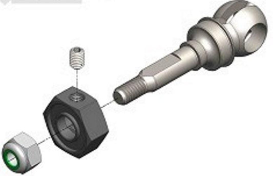 MIP 18151 X-Duty CVD Axle 11mm Offset /10mm x 5mm Bearing  Traxxas Slash/ 4x4 - PowerHobby