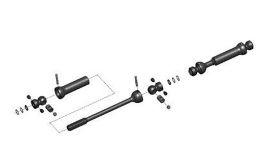 Mip 18325 X Duty Center Drive 12.3" W.B Axial SCX10 II (AX90046) - PowerHobby