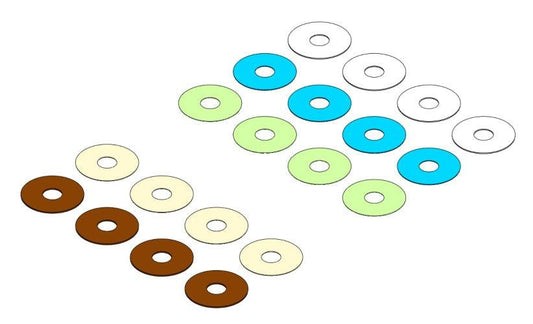 MIP 19005 Bypass1 Tuning Valves Kit 1/8th Scale - PowerHobby