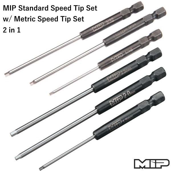 MIP 9511+9512 Standard Speed Tip Set w/ Metric Speed Tip Set (6) - PowerHobby