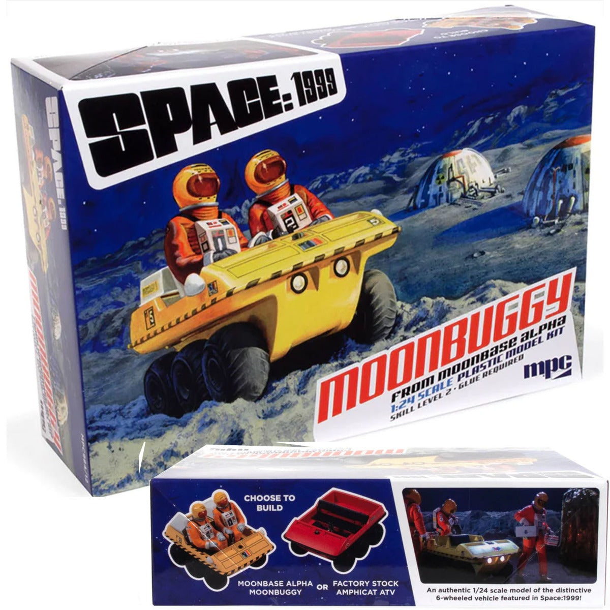 MPC Space 1999 Moonbuggy Amphicat  Moonbase Plastic Model Kit MPC984 - PowerHobby