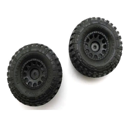 Kyosho MXTH003HW Premounted Tire/Wheel w/Weight 2pcs INTERCO TIRE - PowerHobby