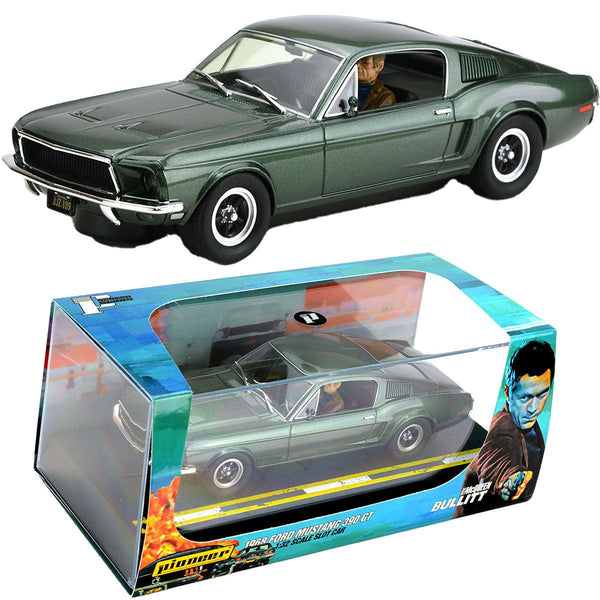 Pioneer Steve McQueen Bullitt Ford Mustang 390 GT slot Car