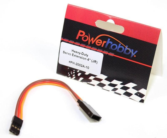 Powerhobby 4" Heavy Duty Servo Wire Extension JR Connector - PowerHobby