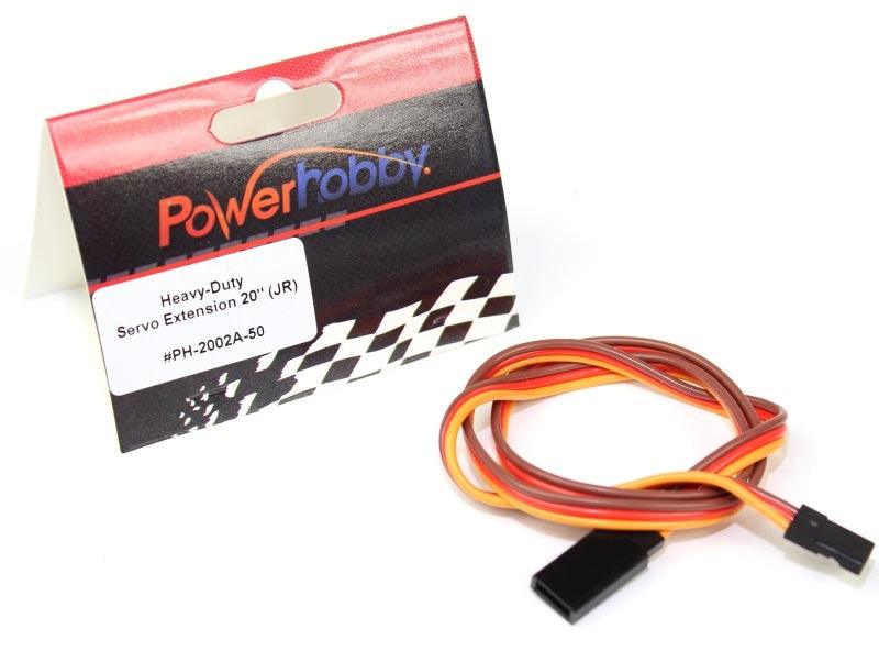 Powerhobby 20" Heavy Duty Servo Extension JR Connector / Plug - PowerHobby
