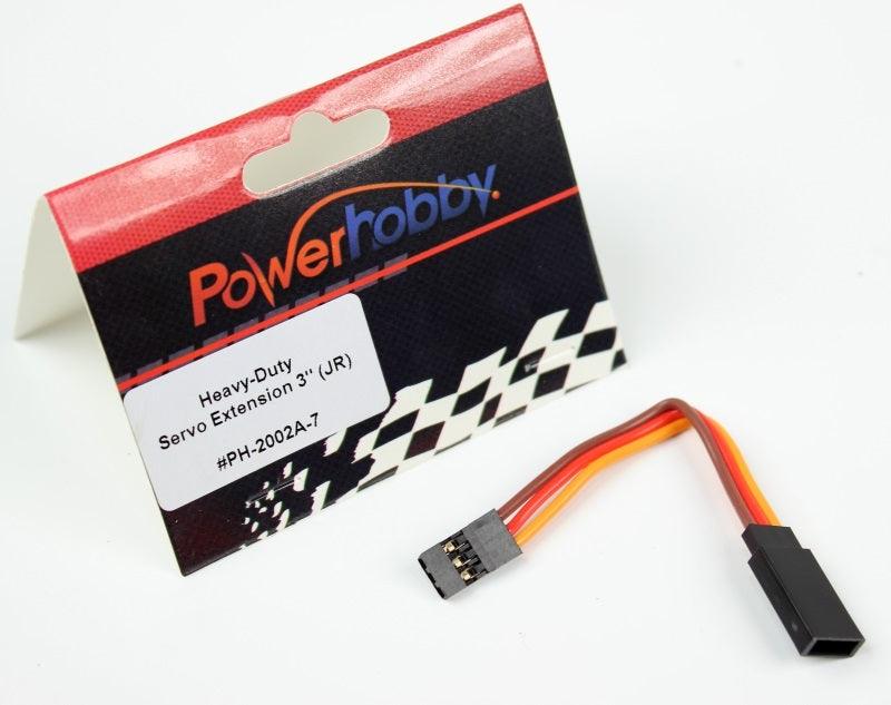 Powerhobby 3" Heavy Duty Servo Wire Extension JR Connector - PowerHobby