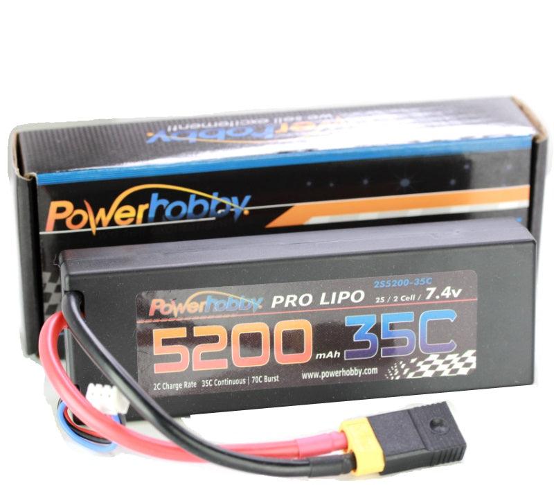 Powerhobby 2s 7.4v 5200mah 35c Lipo Battery FOR TRAXXAS Slash 4x4 - PowerHobby