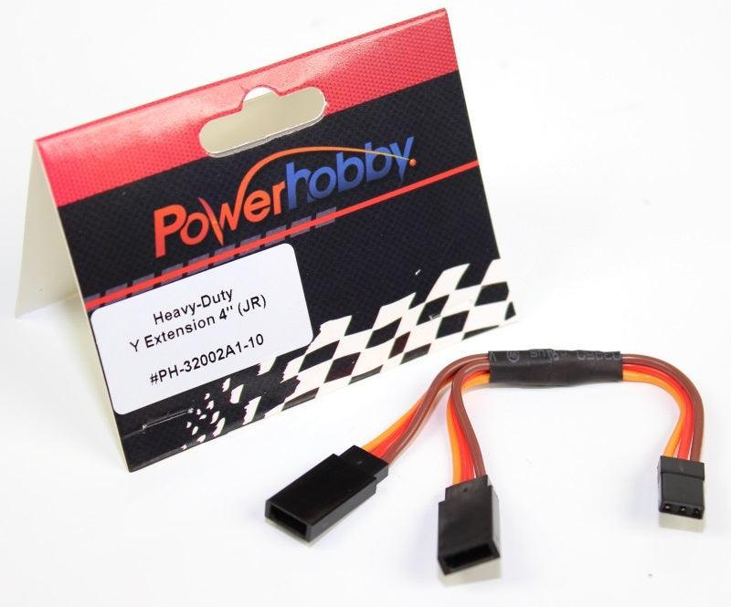 Powerhobby 3" Heavy Duty Y Servo Extension / Harness JR / Spektrum Connector - PowerHobby