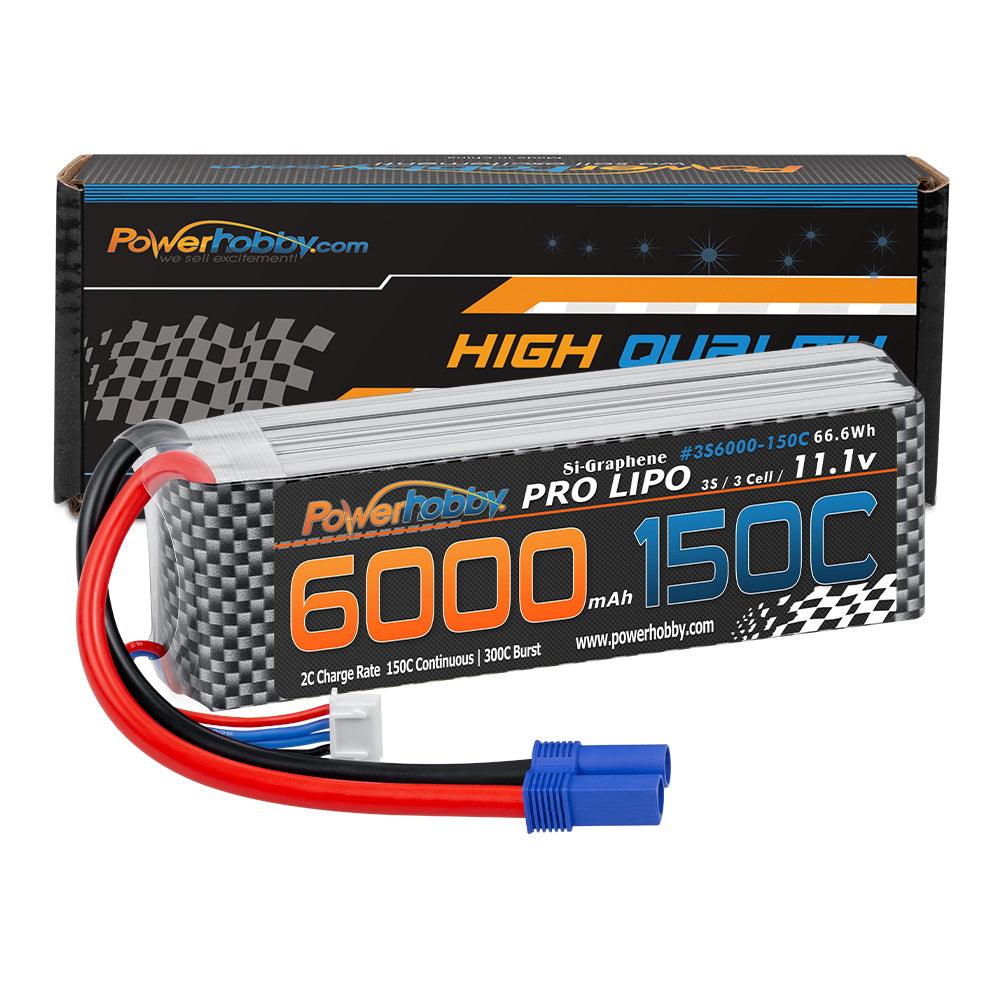Powerhobby XTREME 3S 11.1V 6000mah 150c-300C Lipo Battery W EC5 3-Cell - PowerHobby