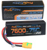 Powerhobby 3s 11.1v 7600mah 75c Lipo Battery w XT90 Plug Hard Case