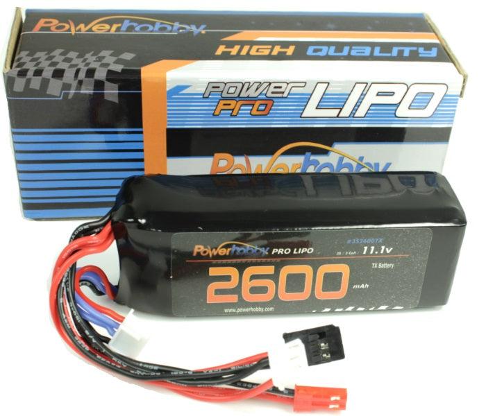 Powerhobby 3s 2600mah 3c Frsky Taranis X9D  Radio /  Transmitter Lipo Battery - PowerHobby