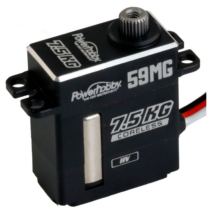 Powerhobby 59MG Aluminum Digital Micro UPGRADE Servo W Mount FOR Traxxas TRX-4M - PowerHobby