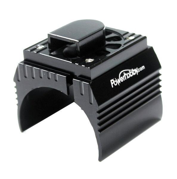 Powerhobby Aluminum Motor Heatsink Cooling Fan 1/10 540 / 550 Size Motor Black - PowerHobby