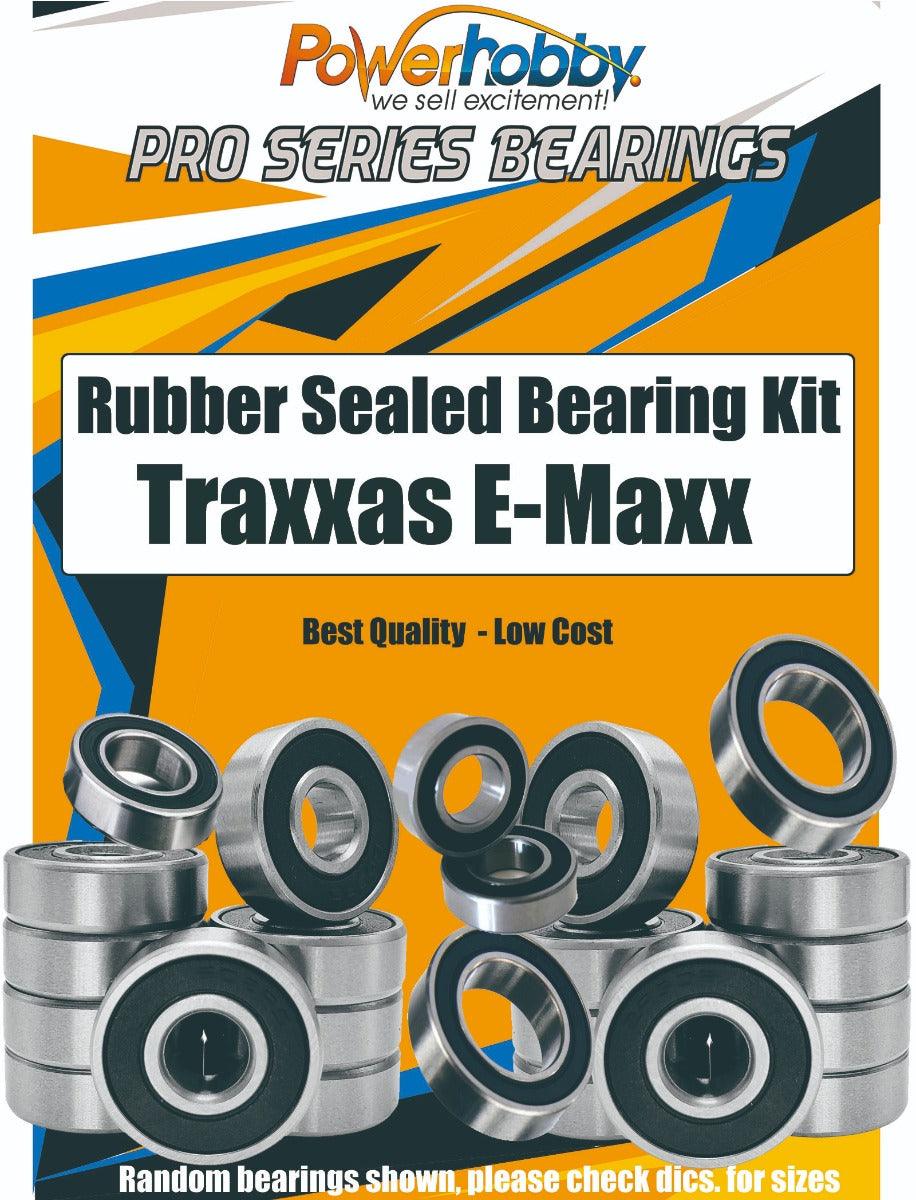 PowerHobby Pro Series Rubber Sealed Bearing Kit FOR Traxxas E-Maxx - PowerHobby