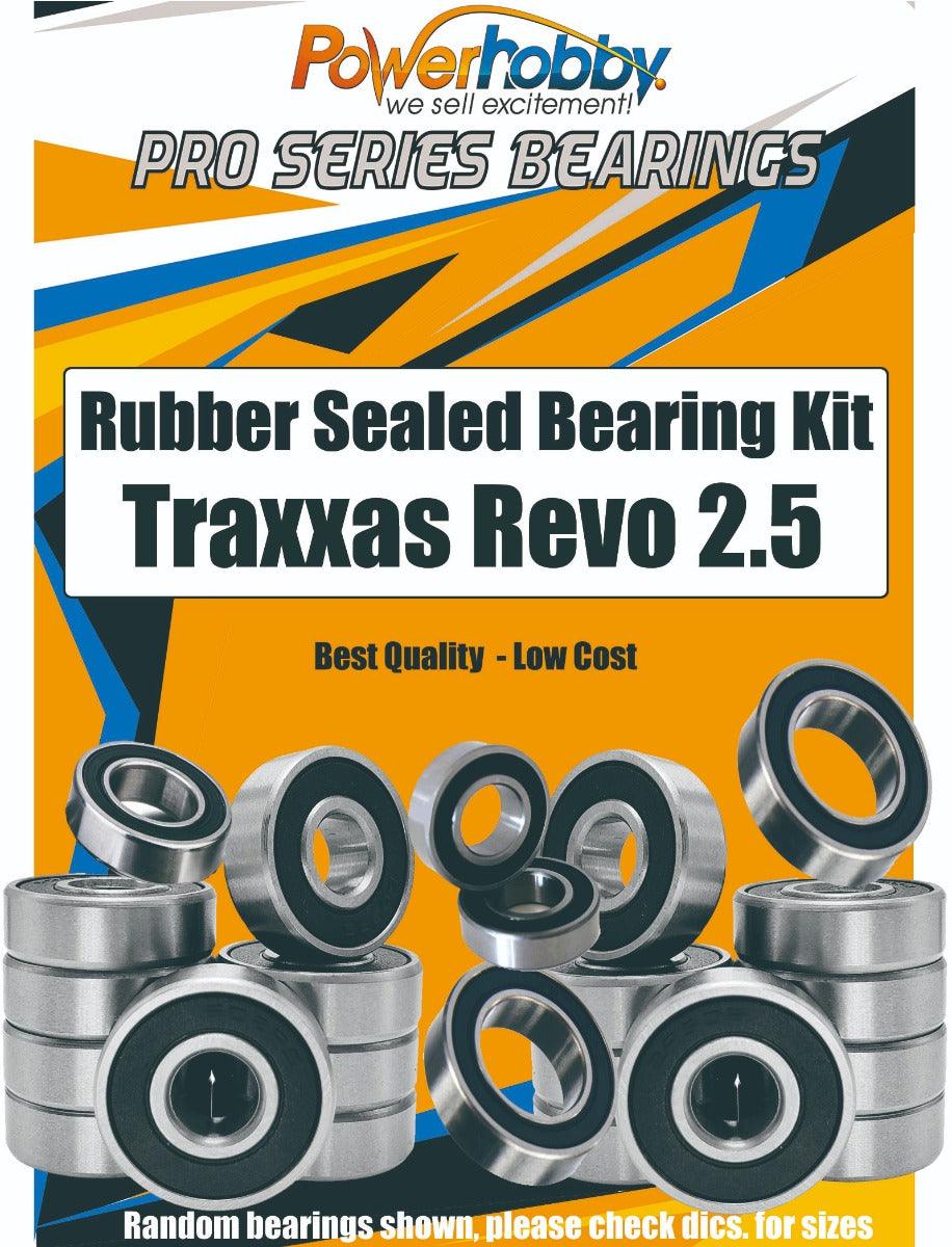 PowerHobby Pro Series Rubber Sealed Bearing Kit FOR Traxxas Revo 2.5 - PowerHobby