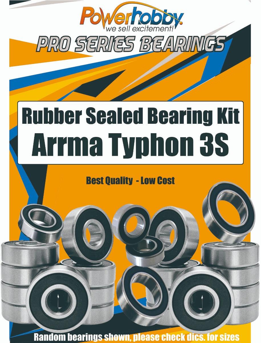 PowerHobby Pro Series Rubber Sealed Bearing Kit Arrma Typhon 3S - PowerHobby