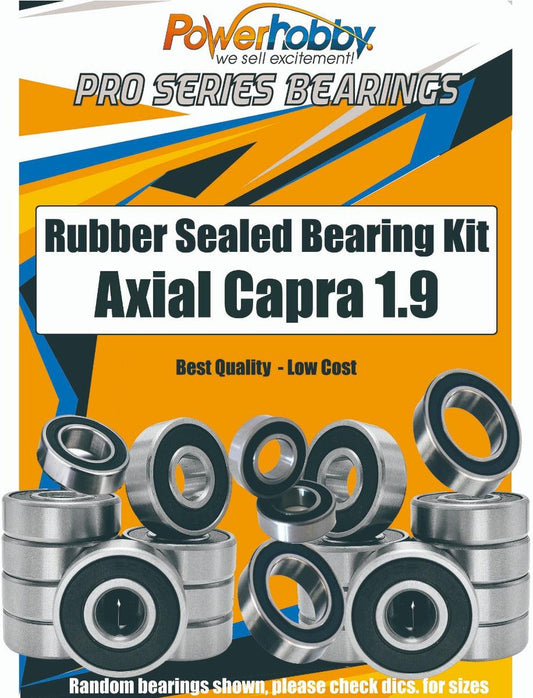 PowerHobby Pro Series Rubber Sealed Bearing Kit Axial Capra 1.9 - PowerHobby