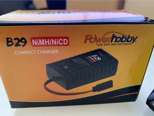 Powerhobby B29 Fast Peak NiMH NiCD AC Charger for 6V RX Flat / Hump Pack - PowerHobby