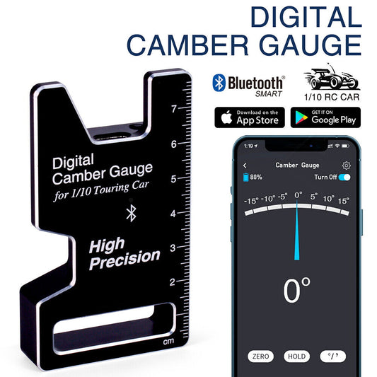 Powerhobby Digital Bluetooth Camber Gauge - PowerHobby