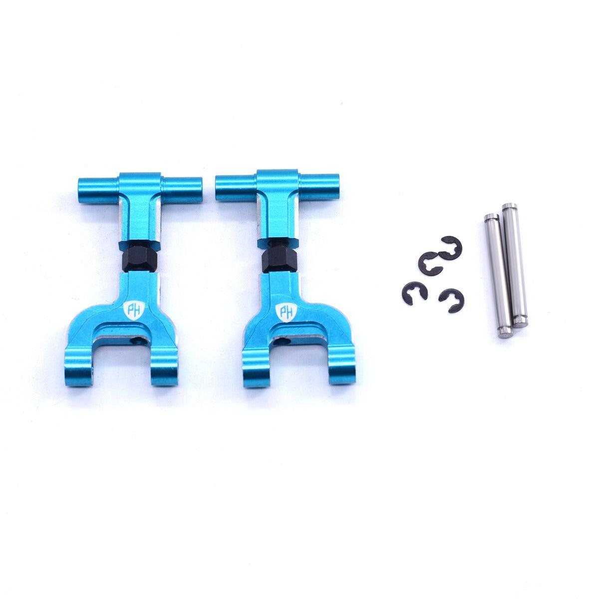 GPM Aluminium Rear Upper Arm Set Für Tamiya TT-01 – 1 Paar, Blau
