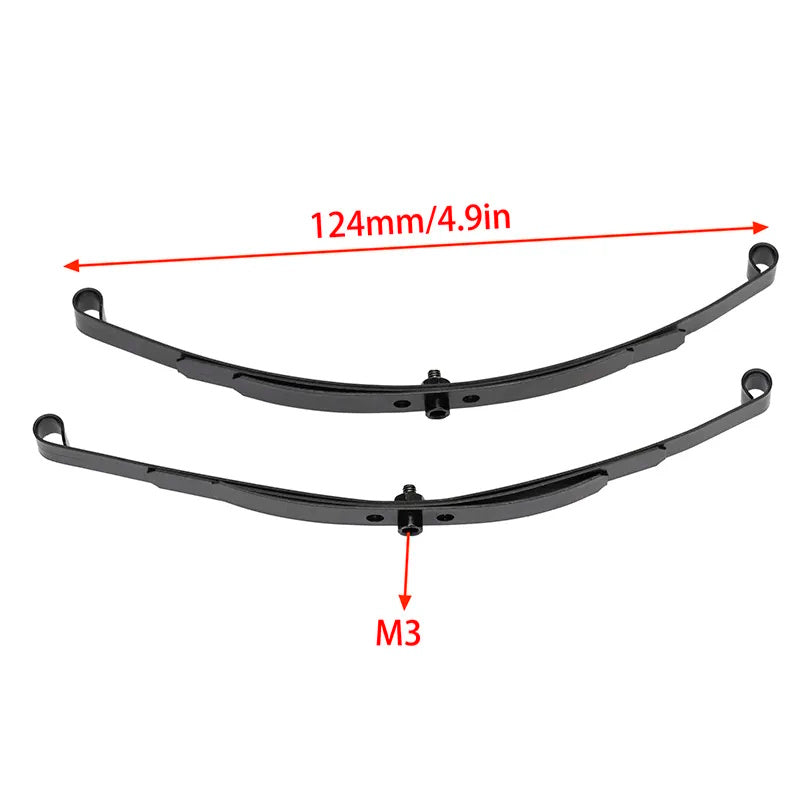 Powerhobby Steel Leaf Springs Set HighLift Chassis Suspension D90 RC4WD Tamiya Axial - PowerHobby