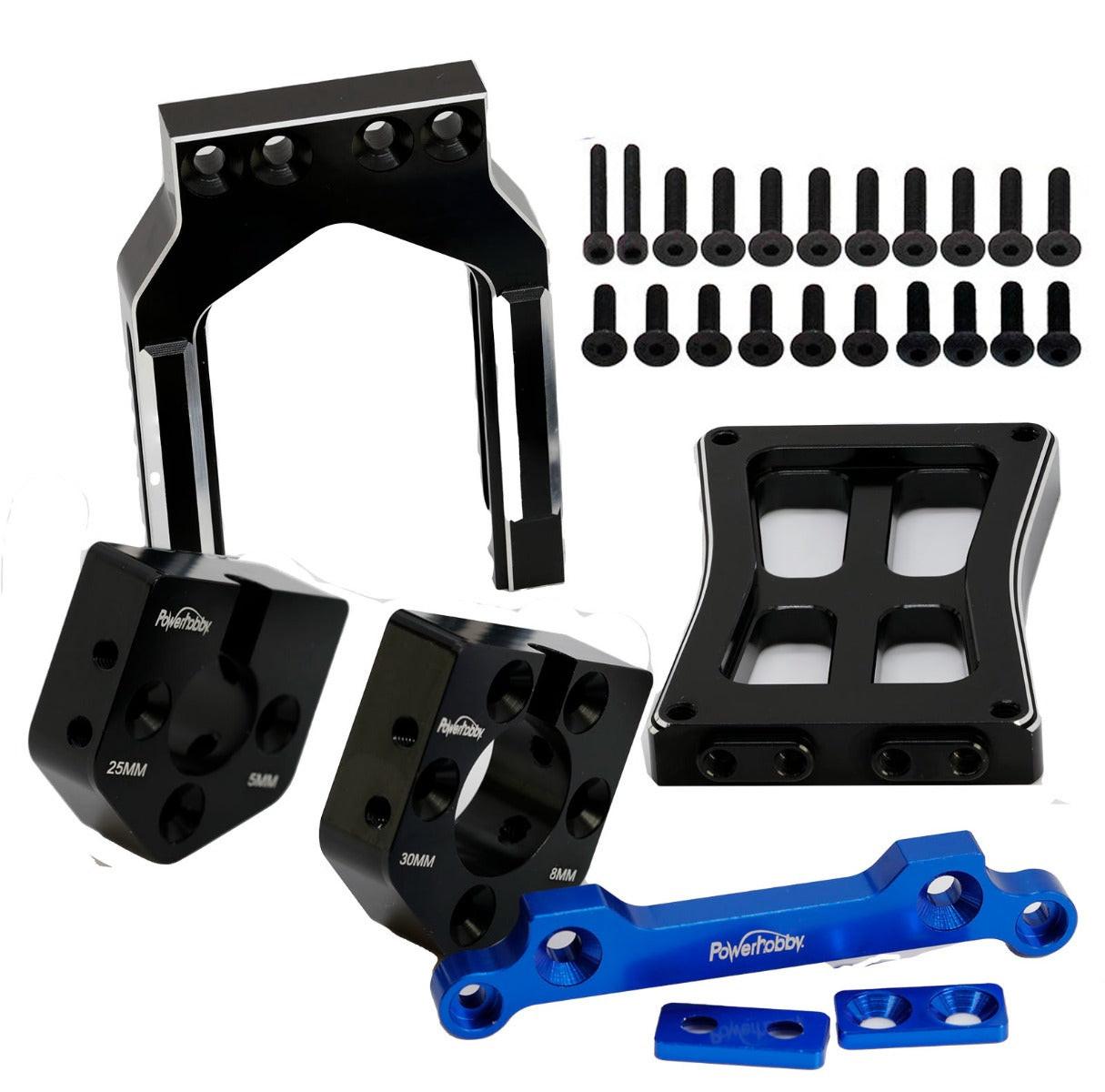 Powerhobby 25mm or 30mm Aluminum Sliding Motor Mount FOR Traxxas X