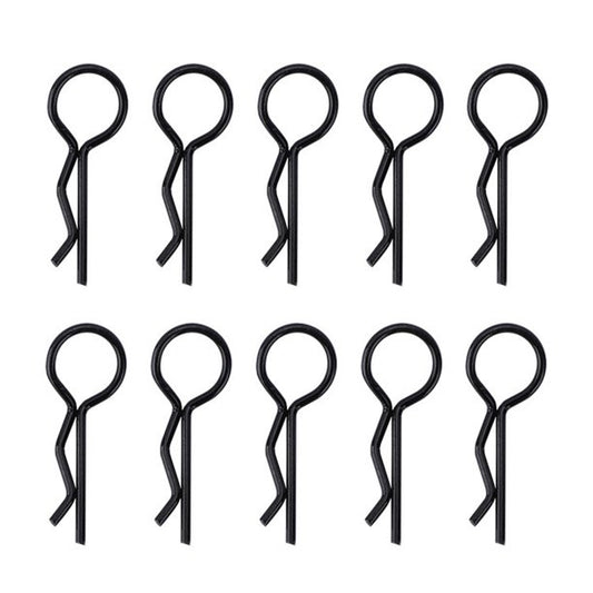 Powerhobby Large Body Clips (10) Axial SCX6 Black - PowerHobby