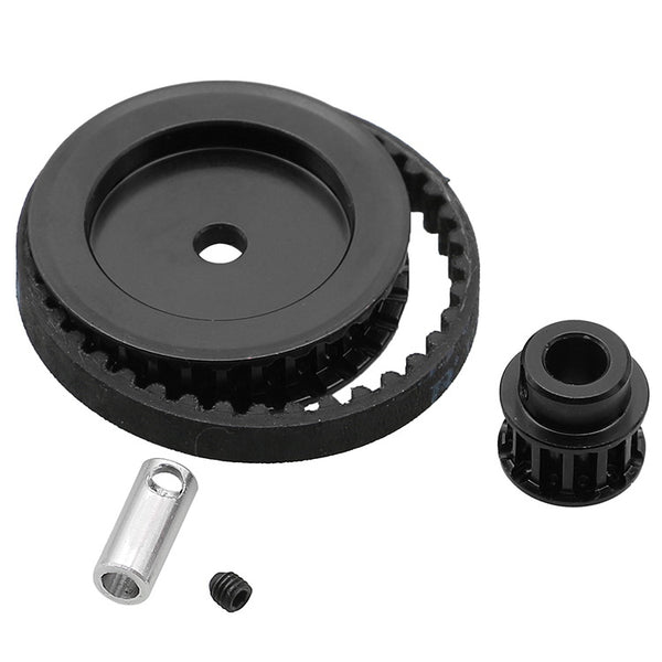 Powerhobby 12T 30T Gearbox Belt Drive Gear Set Black FOR