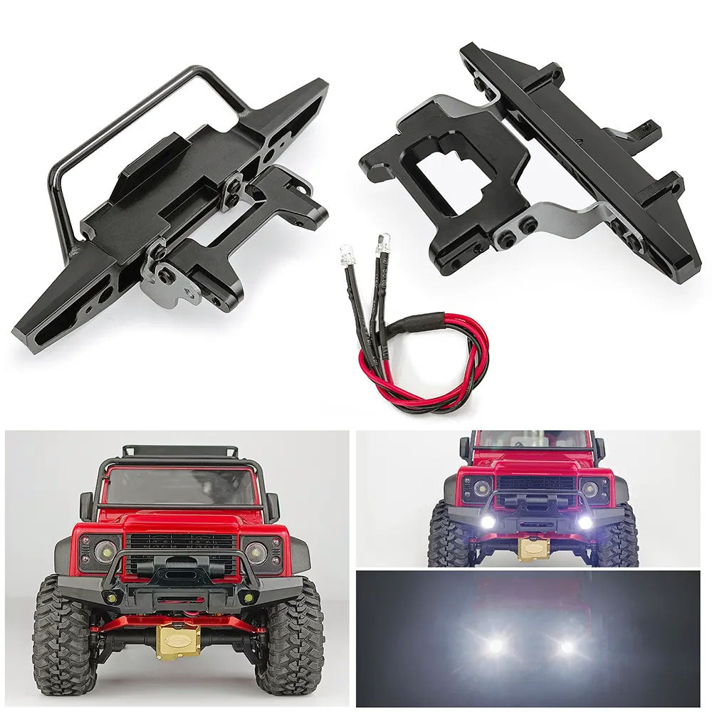 Powerhobby Front and Rear Bumper w Lights FOR Traxxas TRX-4M - PowerHobby