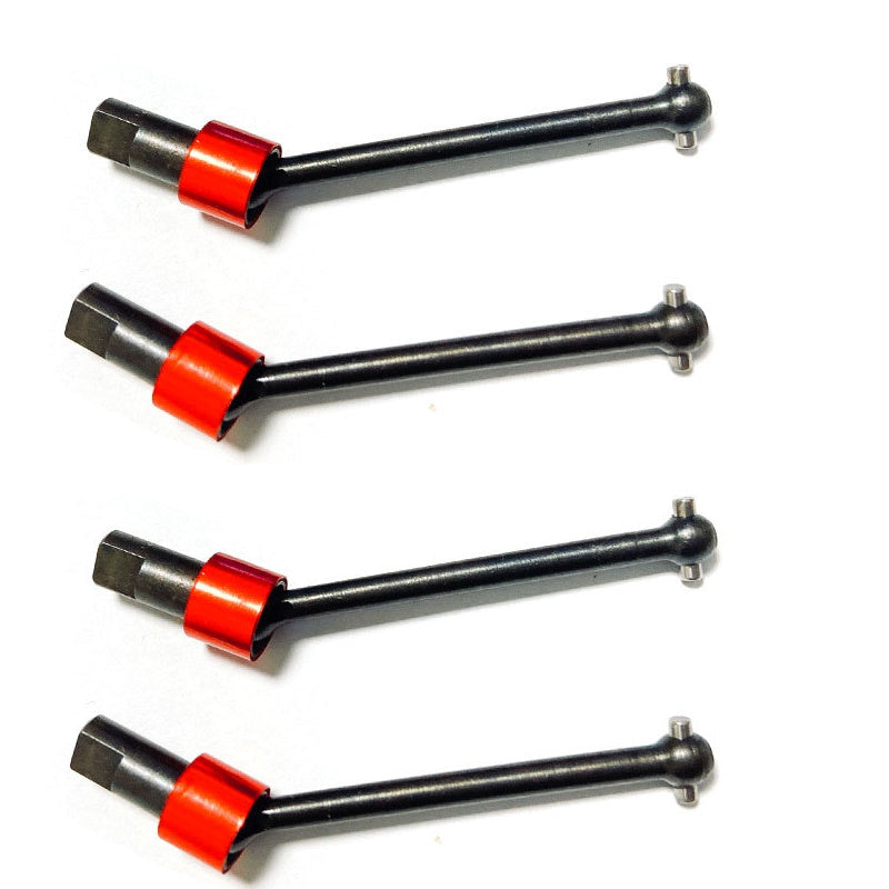 Powerhobby Aluminum Front & Rear CVD (4) FOR Traxxas 1/18 LATRAX Teton Red - PowerHobby