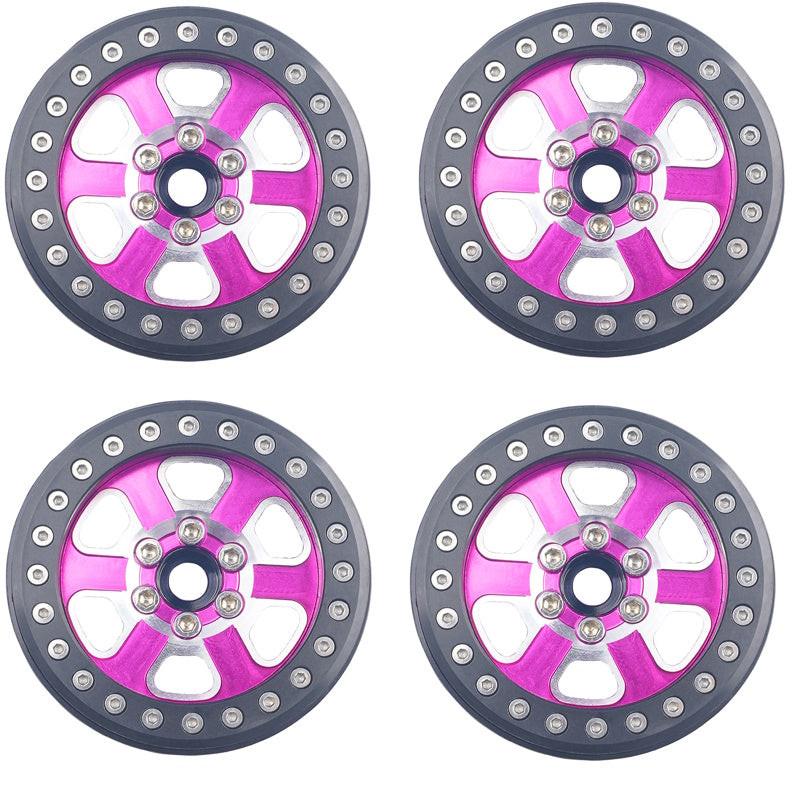 Pink Wheel Lock Powerhobby Aluminum 2.2